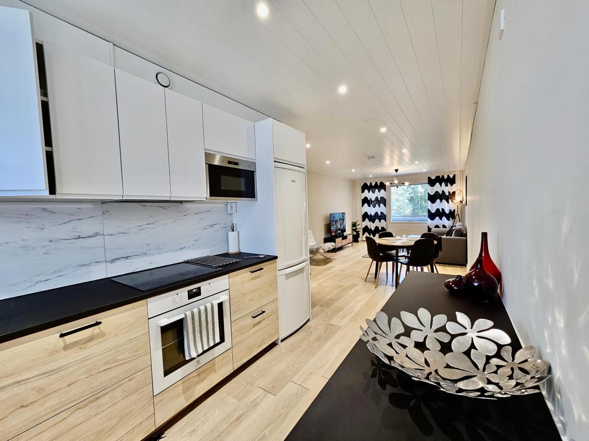 Elegant Apartment With Sauna In The Center ロヴァニエミ エクステリア 写真